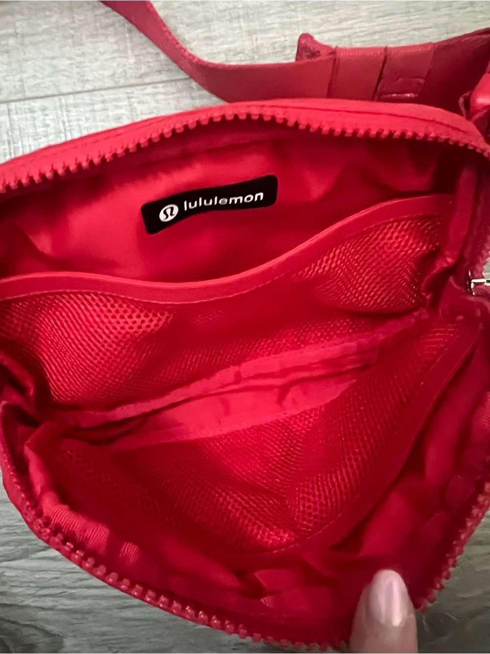 EUC Lululemon Red Everywhere Belt Bag - Employee Edition